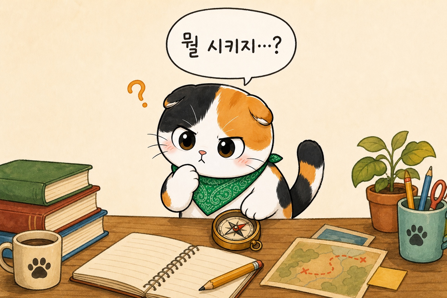 뭘 시키지 막막한 아롱이를 뽀야·뽀짝이가 거든다