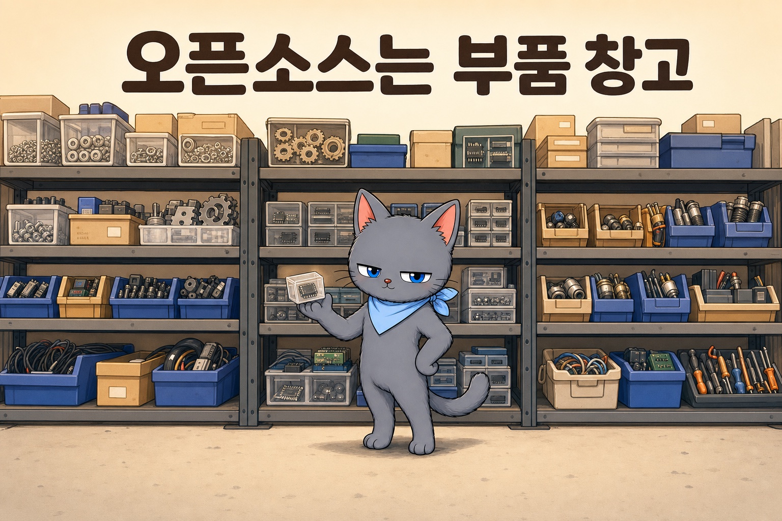 부품만 빌려 알맹이는 창작하는 뽀식이