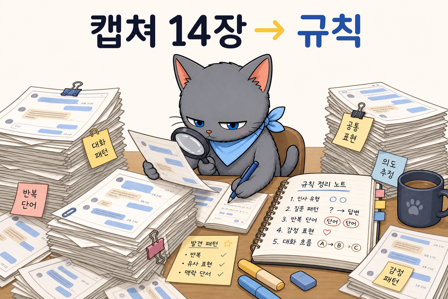 캡쳐 더미를 읽어 규칙을 뽑는 뽀식이
